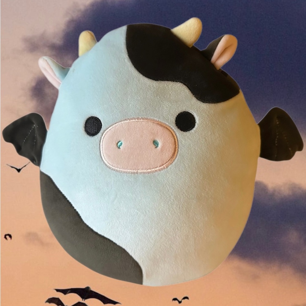 Squishmallows Cillian the Bat Cow from the Legendary Squad Collection- 8”